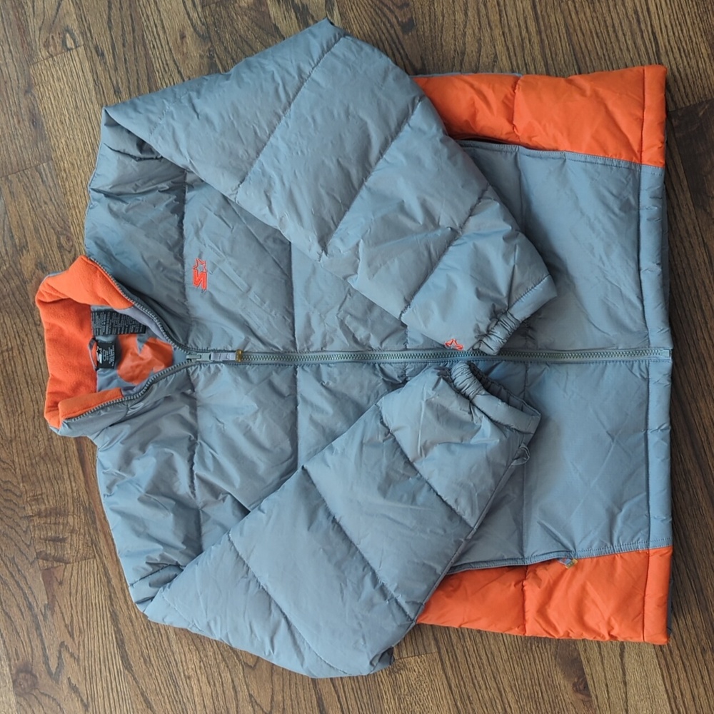 Starter Puffer Jacket, Down Feather Filled, Plain… - image 2